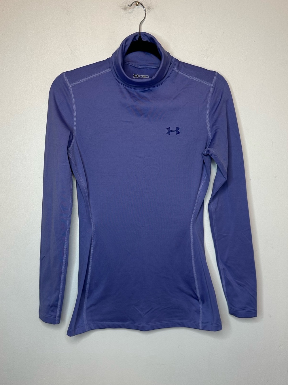 Under Armour Women's Purple ColdGear Fitted Long Sleeve Shirt Size S Small
